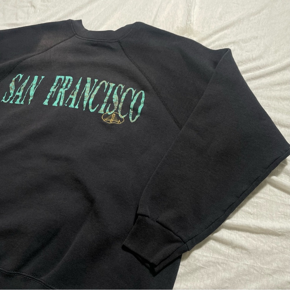 Vintage San Francisco Crewneck Tultex -Size L - Picture 2 of 6